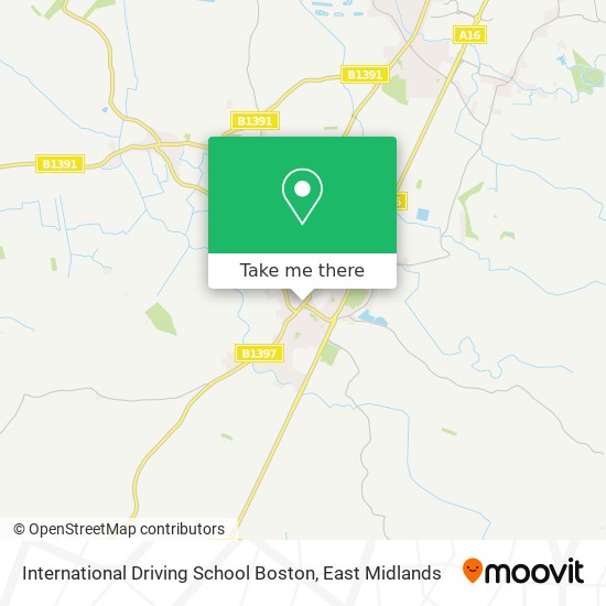 International Driving School Boston map