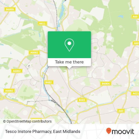 Tesco Instore Pharmacy map