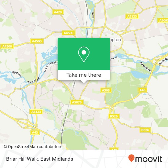 Briar Hill Walk map