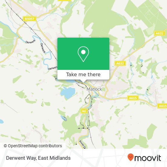 Derwent Way map