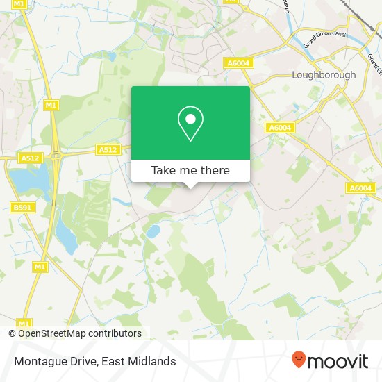 Montague Drive map