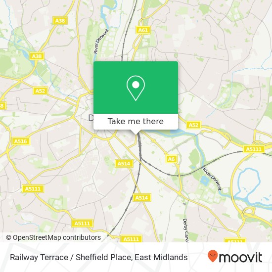 Railway Terrace / Sheffield Place map