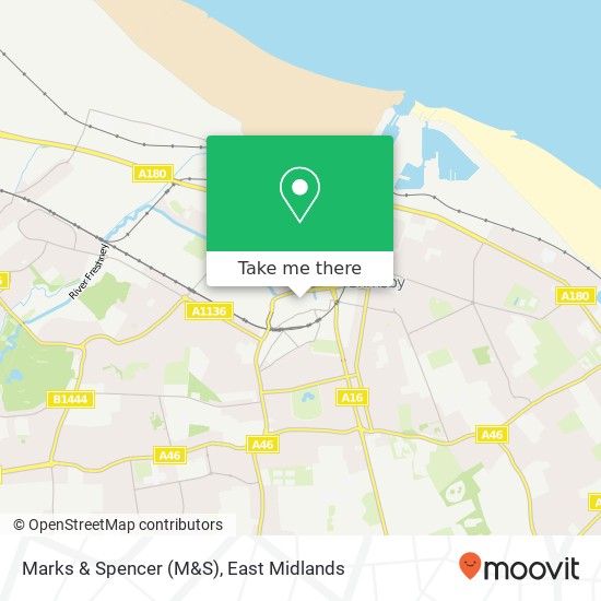 Marks & Spencer (M&S) map