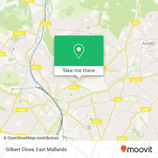 Gilbert Close map