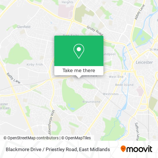 Blackmore Drive / Priestley Road map