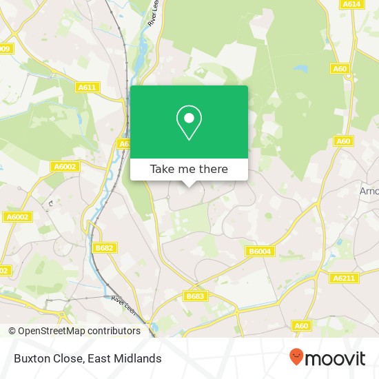 Buxton Close map