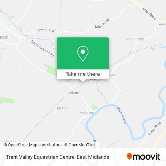 Trent Valley Equestrian Centre map