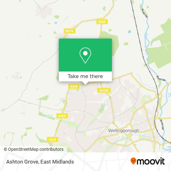 Ashton Grove map