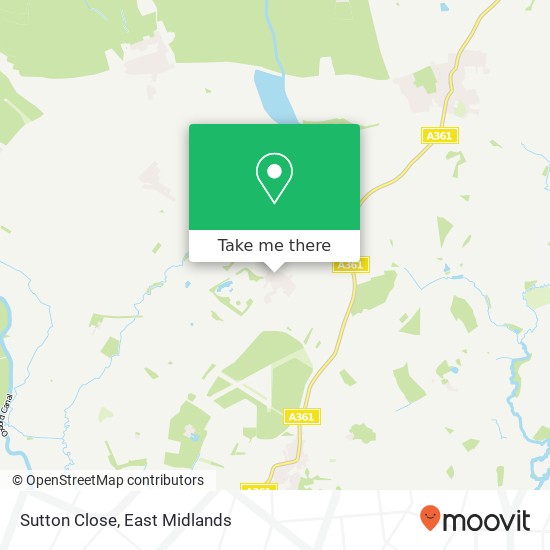 Sutton Close map