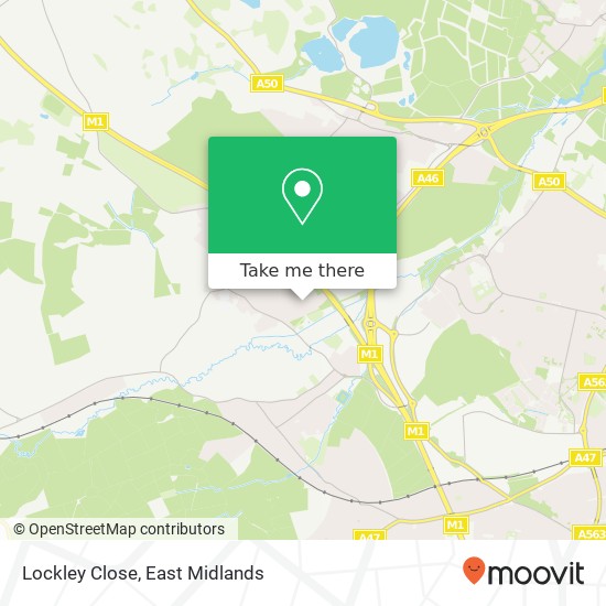 Lockley Close map
