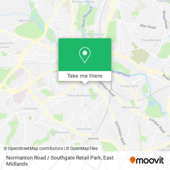 Normanton Road / Southgate Retail Park map