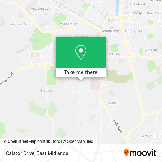 Caistor Drive map