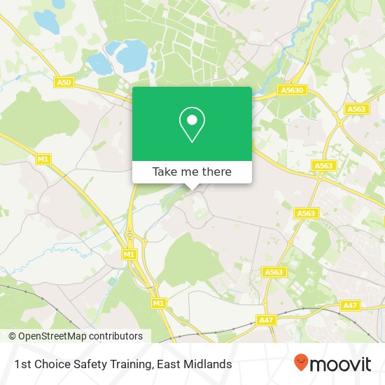 1st Choice Safety Training map