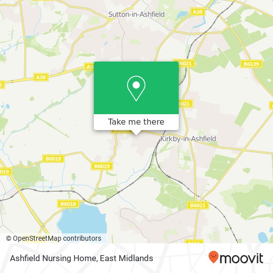 Ashfield Nursing Home map