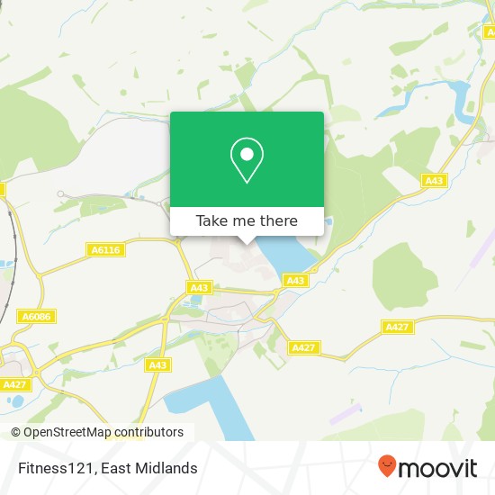 Fitness121 map