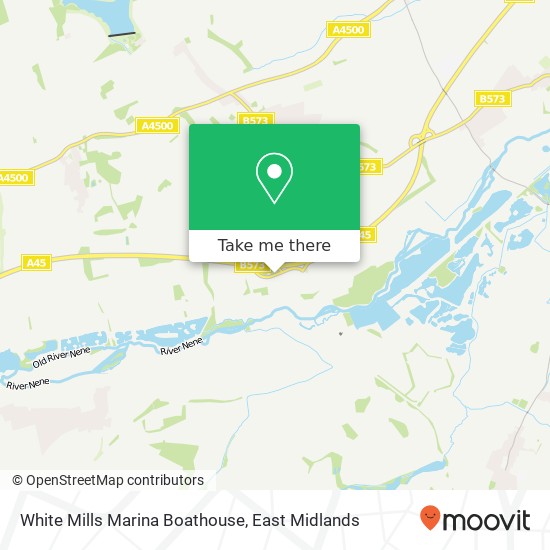 White Mills Marina Boathouse map