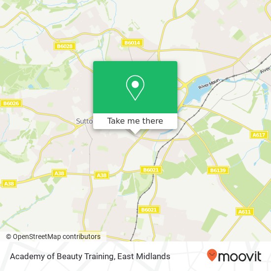 Academy of Beauty Training map