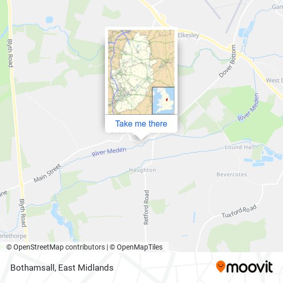 Bothamsall map