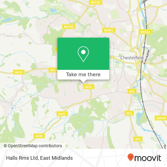 Halls Rms Ltd map