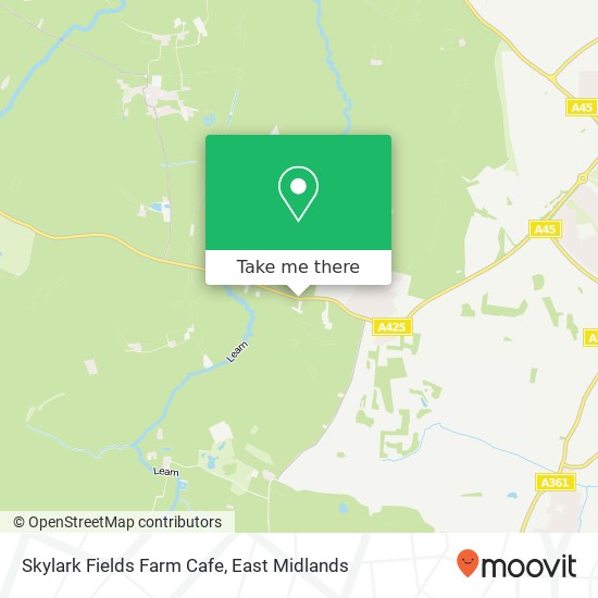 Skylark Fields Farm Cafe map