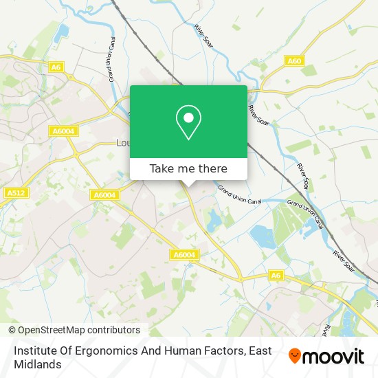 Institute Of Ergonomics And Human Factors map