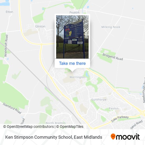 Ken Stimpson Community School map