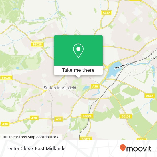 Tenter Close map