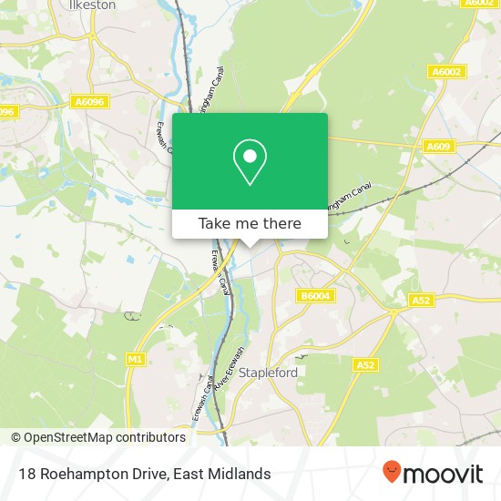 18 Roehampton Drive map