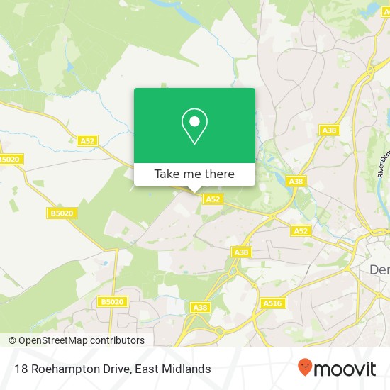 18 Roehampton Drive map