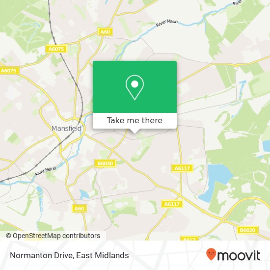 Normanton Drive map