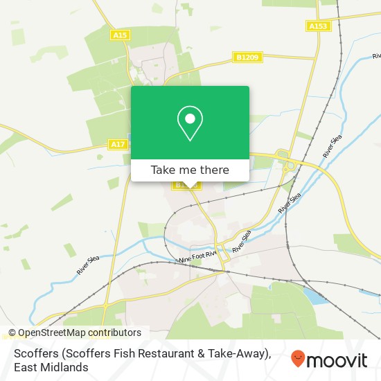 Scoffers (Scoffers Fish Restaurant & Take-Away) map