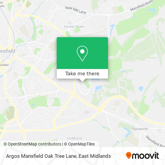 Argos Mansfield Oak Tree Lane map