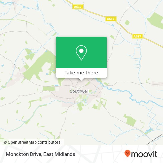 Monckton Drive map
