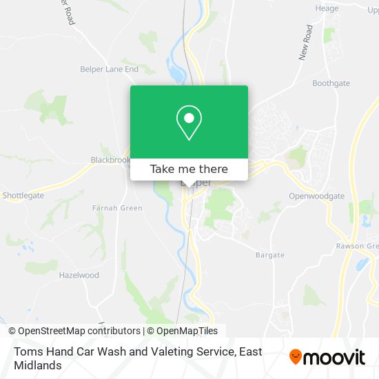 Toms Hand Car Wash and Valeting Service map