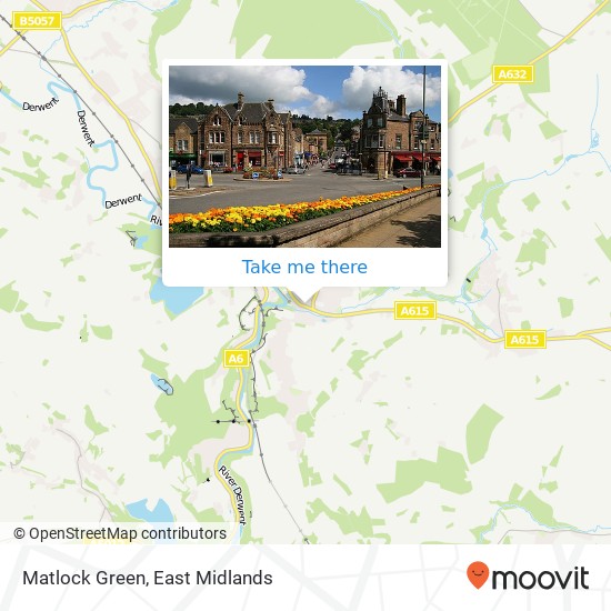 Matlock Green map