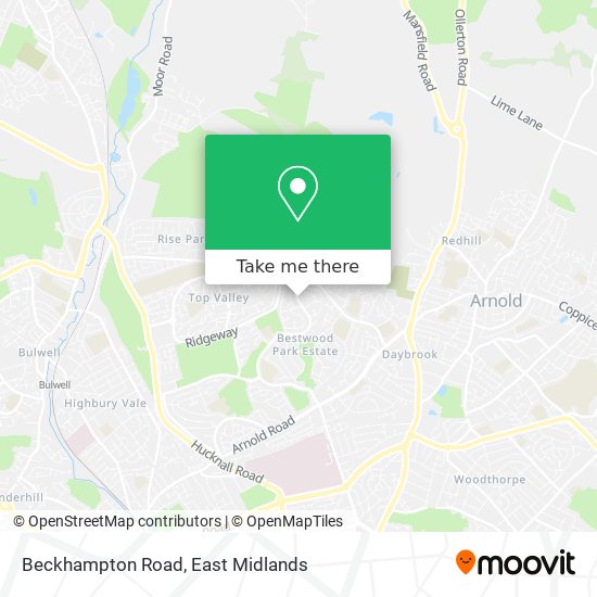 Beckhampton Road map