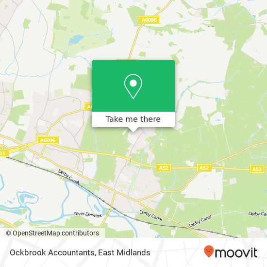 Ockbrook Accountants map