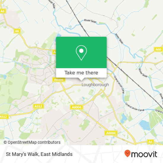 St Mary's Walk map