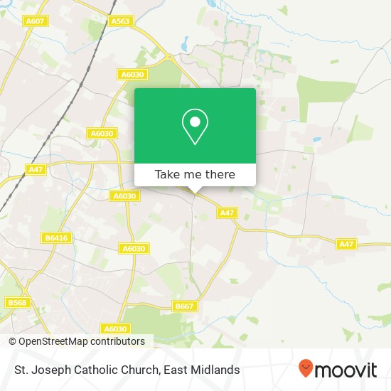 St. Joseph Catholic Church map