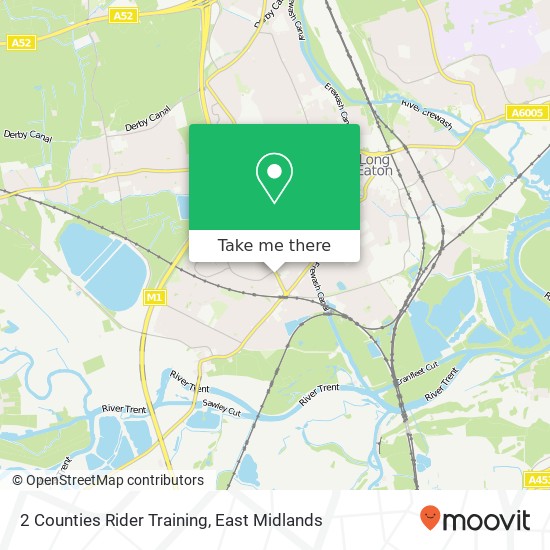 2 Counties Rider Training map