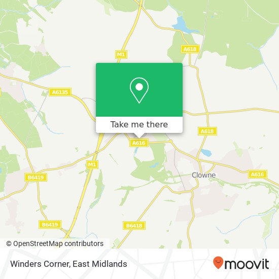 Winders Corner map