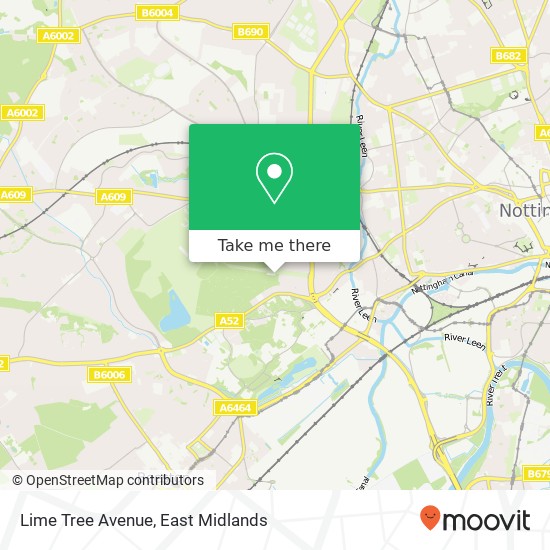 Lime Tree Avenue map