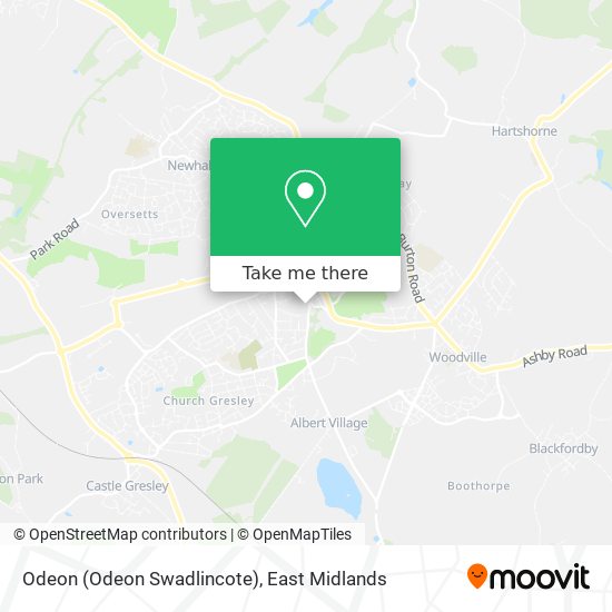 Odeon (Odeon Swadlincote) map