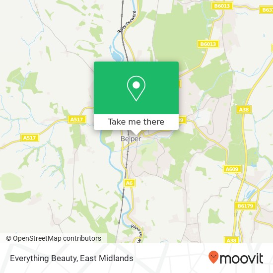 Everything Beauty map