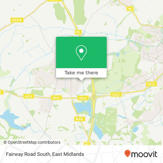 Fairway Road South map
