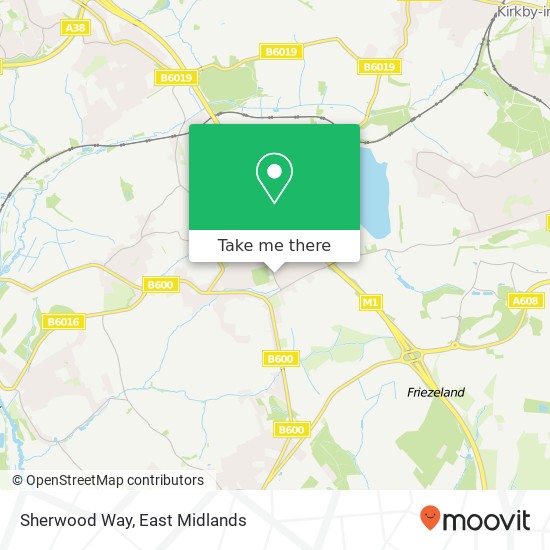 Sherwood Way map