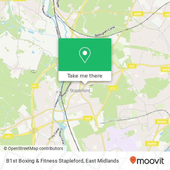 B1st Boxing & Fitness Stapleford map