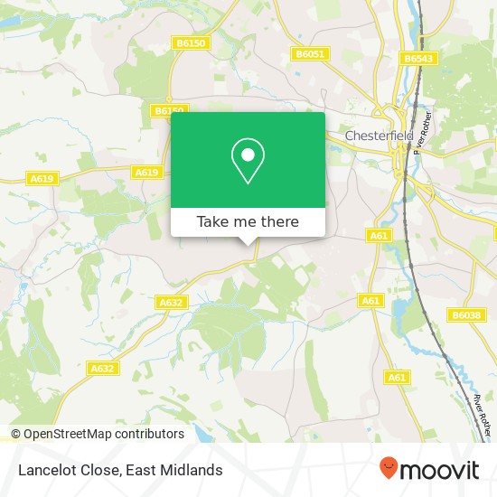 Lancelot Close map