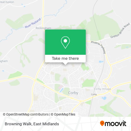 Browning Walk map