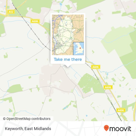 Keyworth map